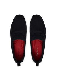 TOMMY HILFIGER - Tommy Hilfiger Mokasyny Core Hilfiegr Suede Driver FM0FM05789 Granatowy. Kolor: niebieski. Materiał: skóra, zamsz #5