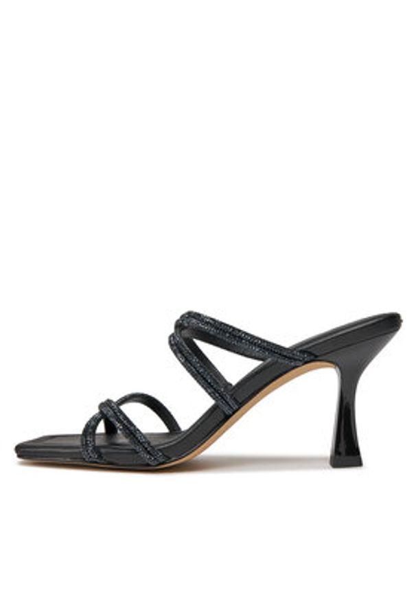 MICHAEL Michael Kors Klapki Corrine Sandal 40R4CNMS1S Czarny. Kolor: czarny. Materiał: materiał