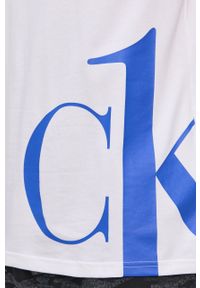 Calvin Klein Underwear T-shirt piżamowy kolor biały z nadrukiem. Kolor: biały. Wzór: nadruk #5