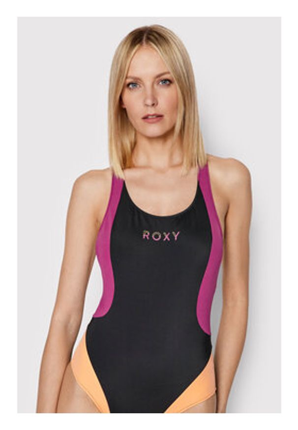 Roxy Strój kąpielowy Active ERJX103431 Czarny. Kolor: czarny. Materiał: syntetyk
