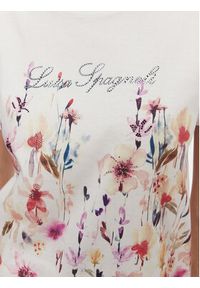 Luisa Spagnoli T-Shirt Boemi 542083 Biały Regular Fit. Kolor: biały. Materiał: bawełna
