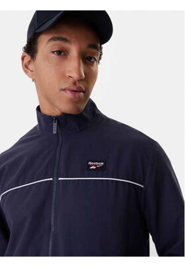 Reebok Dres Buckely RK25566CCM Granatowy Regular Fit. Kolor: niebieski. Materiał: syntetyk