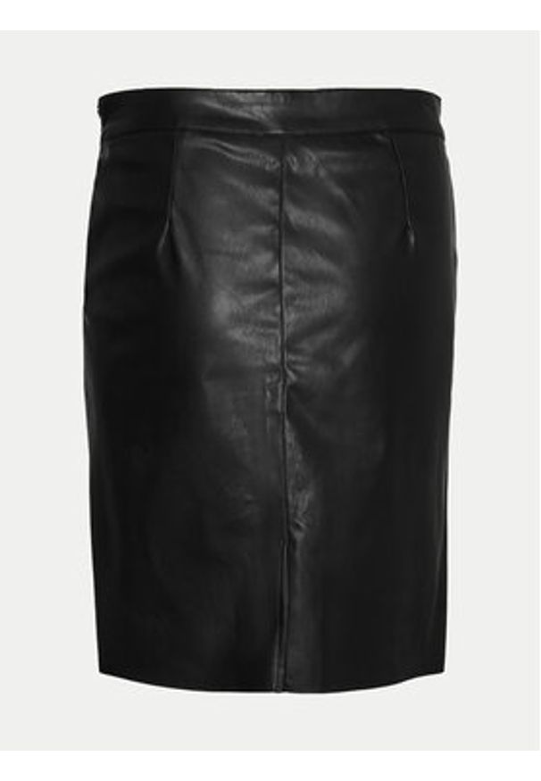 Vero Moda Spódnica z imitacji skóry Olympia 10274454 Czarny Slim Fit. Kolor: czarny. Materiał: skóra