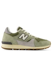 Buty unisex New Balance U475RGA – zielone. Okazja: na co dzień. Kolor: zielony. Materiał: zamsz, materiał. Szerokość cholewki: normalna