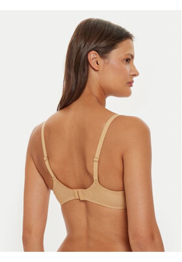 Chantelle Biustonosz balkonetka Fleurs Signature C12Q50 Beżowy. Kolor: beżowy. Materiał: syntetyk