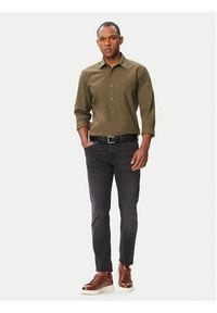 BOSS Koszula Relegant_6_M 50518304 Zielony ciemny Regular Fit. Kolor: zielony. Materiał: bawełna #5