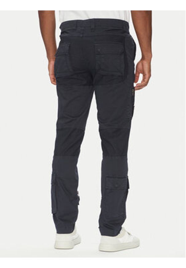 Aeronautica Militare Spodnie materiałowe 251PA1387CT1493 Granatowy Regular Fit. Kolor: niebieski. Materiał: bawełna