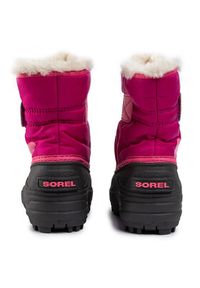 sorel - Sorel Śniegowce Childrens Snow Commander NC1960 Różowy. Kolor: różowy. Materiał: materiał