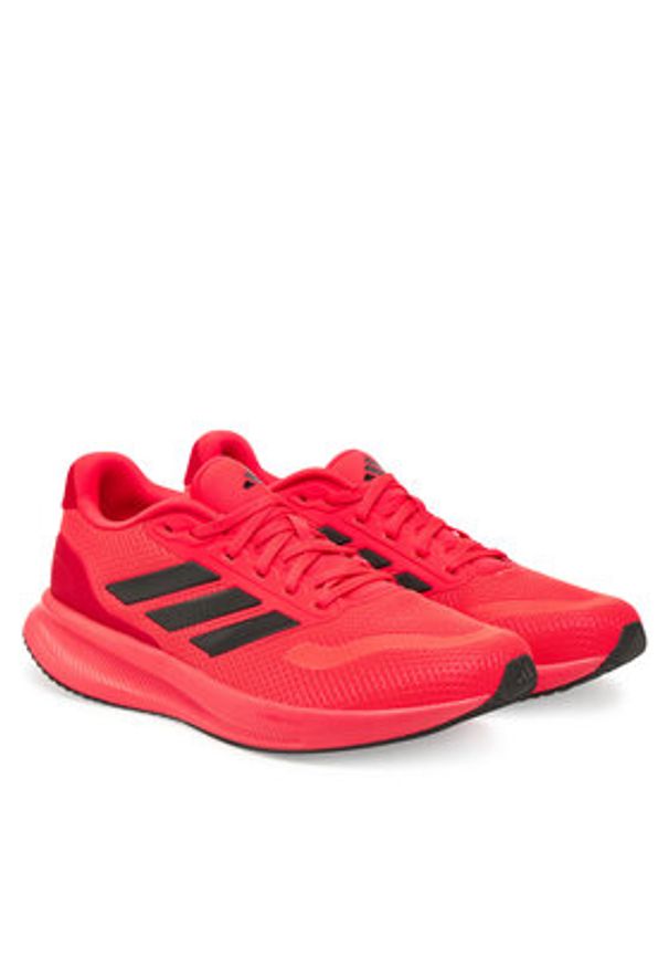 Adidas - adidas Buty do biegania Runfalcon 5 JI0877 Czerwony. Kolor: czerwony. Materiał: materiał