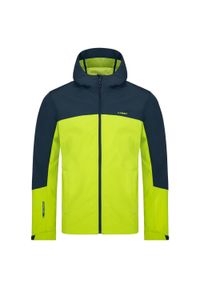 ZONE PERFECT - Kurtka softshell LOAP Lador męska, M — wodoodporna i oddychająca. Kolor: żółty, fioletowy, wielokolorowy, zielony. Materiał: softshell #1