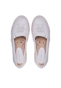 TOMMY HILFIGER - Tommy Hilfiger Espadryle Embroidered Flatform FW0FW07014 Écru. Materiał: materiał #3