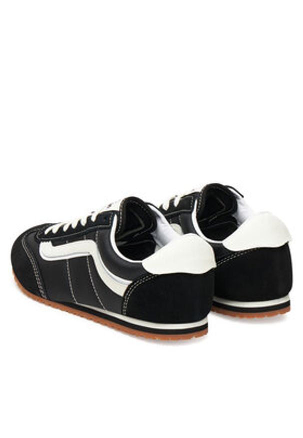 Vans Sneakersy Super Lowpro VN000D83BLA1 Czarny. Kolor: czarny. Materiał: materiał