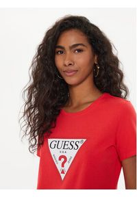 Guess T-Shirt W1YI1B I3Z14 Czerwony Regular Fit. Kolor: czerwony. Materiał: bawełna #4