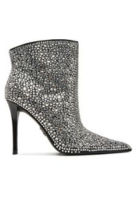 Steve Madden Botki Sentinel-R SM11003450 Srebrny. Kolor: srebrny. Materiał: materiał #1