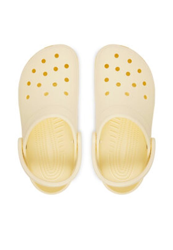 Crocs Klapki Classic 10001 Żółty. Kolor: żółty