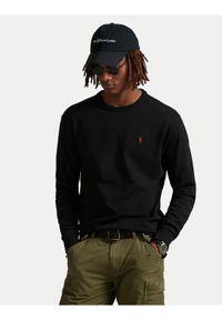 Polo Ralph Lauren Longsleeve 710970697001 Czarny Classic Fit. Typ kołnierza: polo. Kolor: czarny. Materiał: bawełna. Długość rękawa: długi rękaw #1