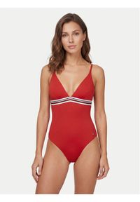 TOMMY HILFIGER - Tommy Hilfiger Strój kąpielowy UW0UW06357 Czerwony. Kolor: czerwony. Materiał: syntetyk #1