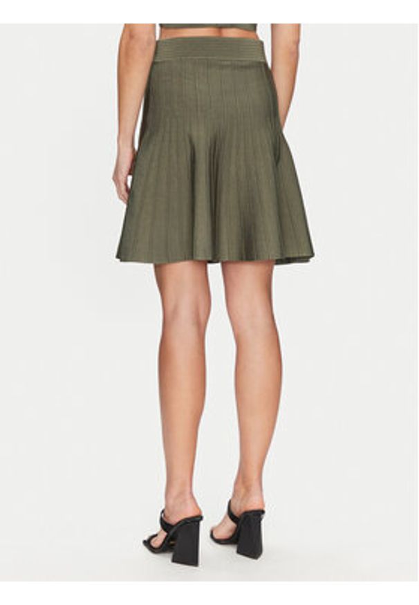 Guess Spódnica mini W5GD0U Z2XY0 Zielony Regular Fit. Kolor: zielony. Materiał: wiskoza