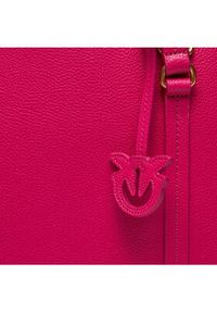 Pinko Torebka Carrie Shopper Bag . PE 24 PLTT 102832 A1LF Różowy. Kolor: różowy. Materiał: skórzane