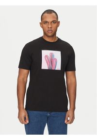 BOSS T-Shirt Te_Mextour 50535079 Czarny Regular Fit. Kolor: czarny. Materiał: bawełna #1