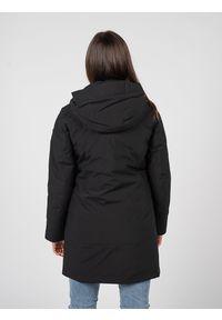 Geox Kurtka "Spherica" | W2628Y T2953 | Kobieta | Czarny. Okazja: na co dzień. Typ kołnierza: kaptur. Kolor: czarny. Materiał: poliester. Styl: casual, sportowy