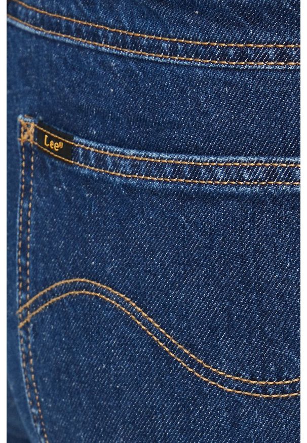 Lee Jeansy Carol Plated damskie high waist. Stan: podwyższony. Kolor: niebieski