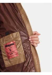 Blauer Płaszcz zimowy 25WBLDK02192 Brązowy Regular Fit. Kolor: brązowy. Materiał: syntetyk. Sezon: zima #5