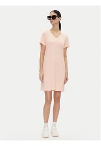 DKNY Sport Sukienka codzienna DP5D4902 Pomarańczowy Regular Fit. Okazja: na co dzień. Kolor: pomarańczowy. Materiał: bawełna. Typ sukienki: sportowe, proste. Styl: casual, sportowy #4
