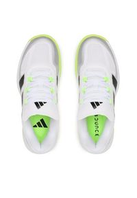 Adidas - adidas Buty halowe Forcebounce Volleyball HP3362 Biały. Kolor: biały. Materiał: materiał. Sport: siatkówka