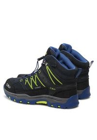 CMP Trekkingi Kids Rigel Mid Trekking Shoe Wp 3Q12944 Granatowy. Kolor: niebieski. Materiał: zamsz, skóra #4