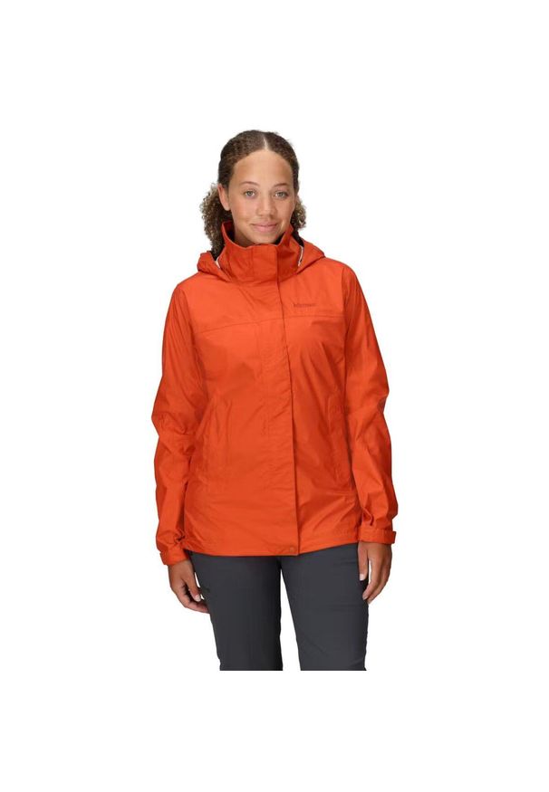 Marmot - Kurtka trekkingowa damska Precip Eco Women. Kolor: pomarańczowy