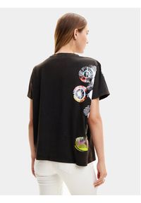 Desigual T-Shirt MONSIEUR CHRISTIAN LACROIX Mickey 24SWTKAR Czarny Regular Fit. Kolor: czarny. Materiał: bawełna
