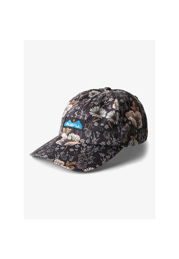KAVU - Czapka z daszkiem Kavu Ballard Classic - quiet wildflowers. Kolor: czarny