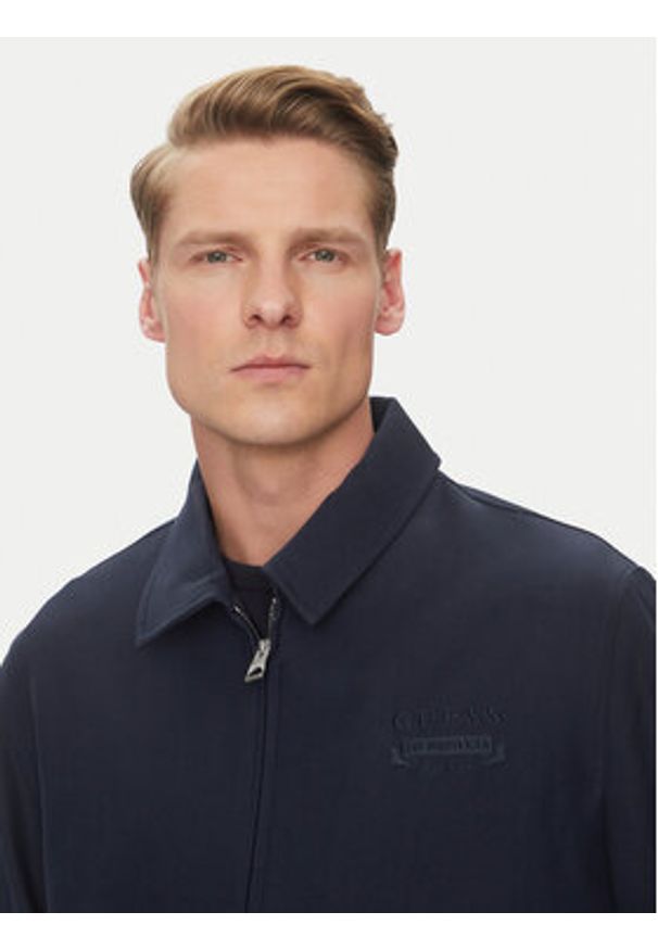 Guess Kurtka przejściowa M5GL38 WHAO2 Granatowy Regular Fit. Kolor: niebieski. Materiał: syntetyk
