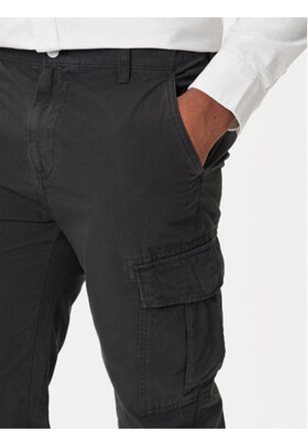 Tommy Jeans Joggery Austin DM0DM21791 Czarny Slim Fit. Kolor: czarny. Materiał: bawełna
