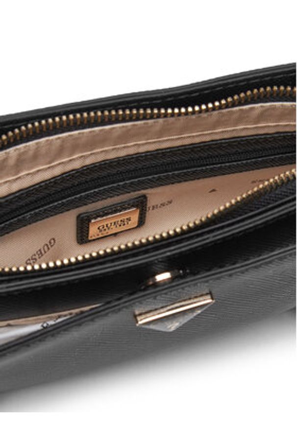 Guess Torebka 175653 Czarny. Kolor: czarny. Materiał: skórzane