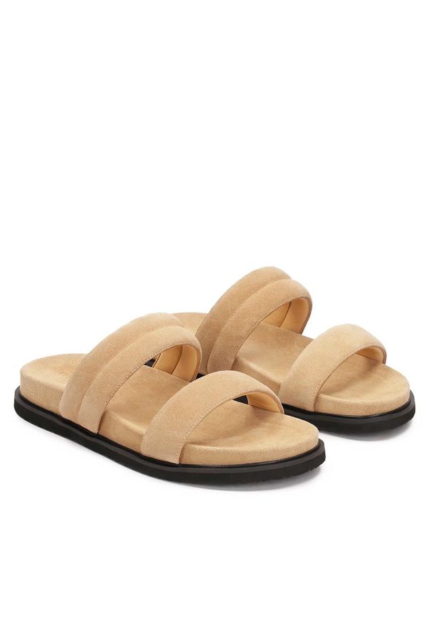 Klapki Kazar Studio Christopher 80448-02-03 Beige. Kolor: beżowy