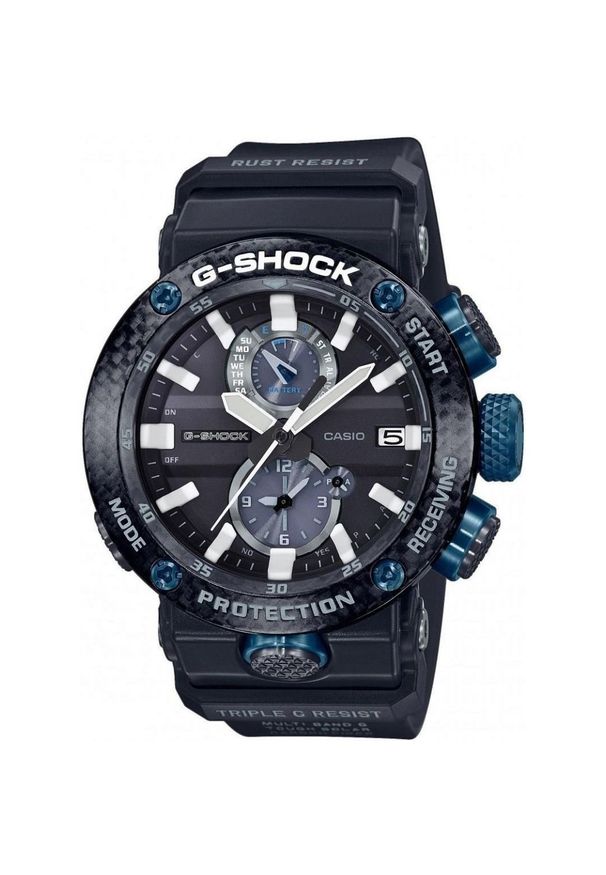 Casio - CASIO ZEGAREK G-SHOCK Gravitymaster GWR-B1000-1A1ER. Rodzaj zegarka: cyfrowe. Materiał: tworzywo sztuczne. Styl: sportowy