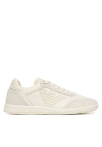 EA7 Emporio Armani Sneakersy 7X000405 AF19826 MZ599 Kremowy. Kolor: kremowy. Materiał: skóra #1