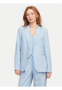 JJXX Marynarka Ellis 12259275 Błękitny Regular Fit. Kolor: niebieski. Materiał: syntetyk #1