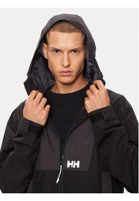 Helly Hansen Kurtka przeciwdeszczowa Rig Rain Jacket 54096 Czarny Regular Fit. Kolor: czarny. Materiał: syntetyk