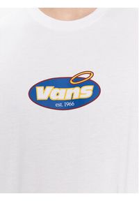 Vans T-Shirt Perfect Halo VN00003P Biały Classic Fit. Kolor: biały. Materiał: bawełna #4