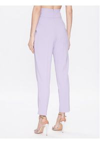 Pinko Spodnie materiałowe Natalia 100052 7624 Fioletowy Regular Fit. Kolor: fioletowy. Materiał: syntetyk #5