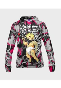 MegaKoszulki - Bluza męska fullprint z kapturem Cupid Tattoo. Typ kołnierza: kaptur. Materiał: dzianina, dresówka #1