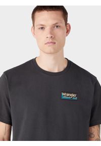 Wrangler - WRANGLER TEE GRAPHIC MĘSKA KOSZULKA T-SHIRT FADED BLACK 112342326 W7A1013642 #5