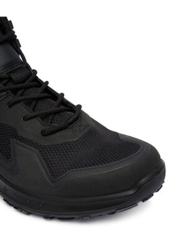 ecco - ECCO Trekkingi Ult-Trn 82432451094 Czarny. Kolor: czarny. Materiał: nubuk, skóra. Sport: turystyka piesza