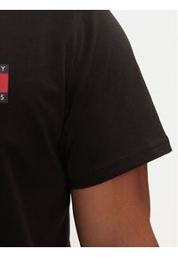 Tommy Jeans T-Shirt Essential Flag DM0DM20740 Czarny Slim Fit. Kolor: czarny. Materiał: bawełna #4