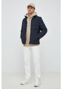 TOMMY HILFIGER - Tommy Hilfiger kurtka męska kolor granatowy zimowa. Okazja: na co dzień. Kolor: niebieski. Materiał: syntetyk, poliester. Sezon: zima. Styl: casual #3