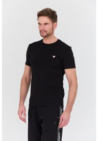 Guess - GUESS Czarny męski t-shirt Core Tee Str, Rozmiar S. Kolor: czarny #6