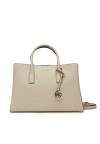 MICHAEL Michael Kors Torebka Ruthie 30S5S9RS3V Beżowy. Kolor: beżowy. Materiał: skórzane